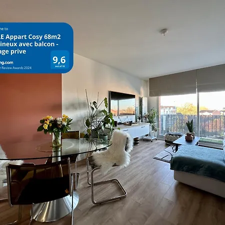 Cosy 68m2 Lumineux Avec Balcon - Garage Prive Apartment *