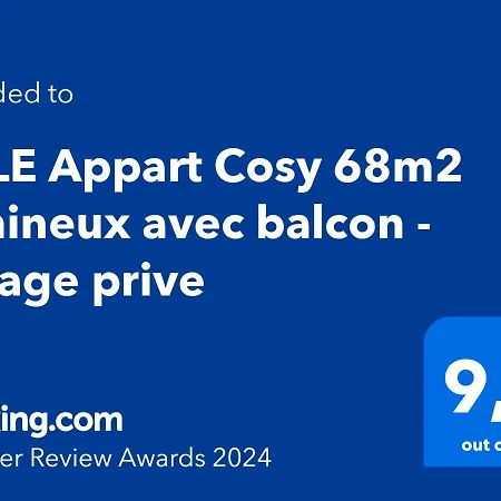 Cosy 68m2 Lumineux Avec Balcon - Garage Prive